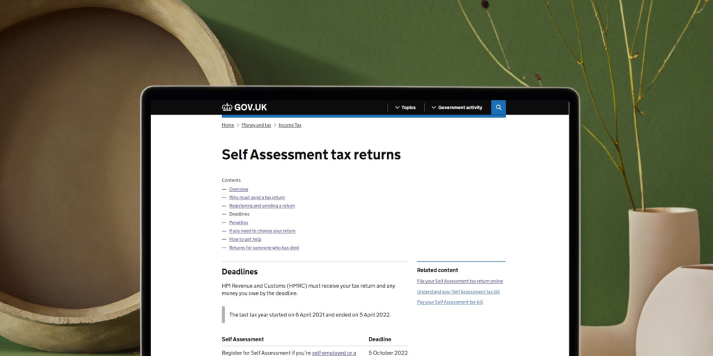 HMRC Self Assessment reminder